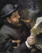 Pierre Renoir Chaude Monet Reading china oil painting reproduction